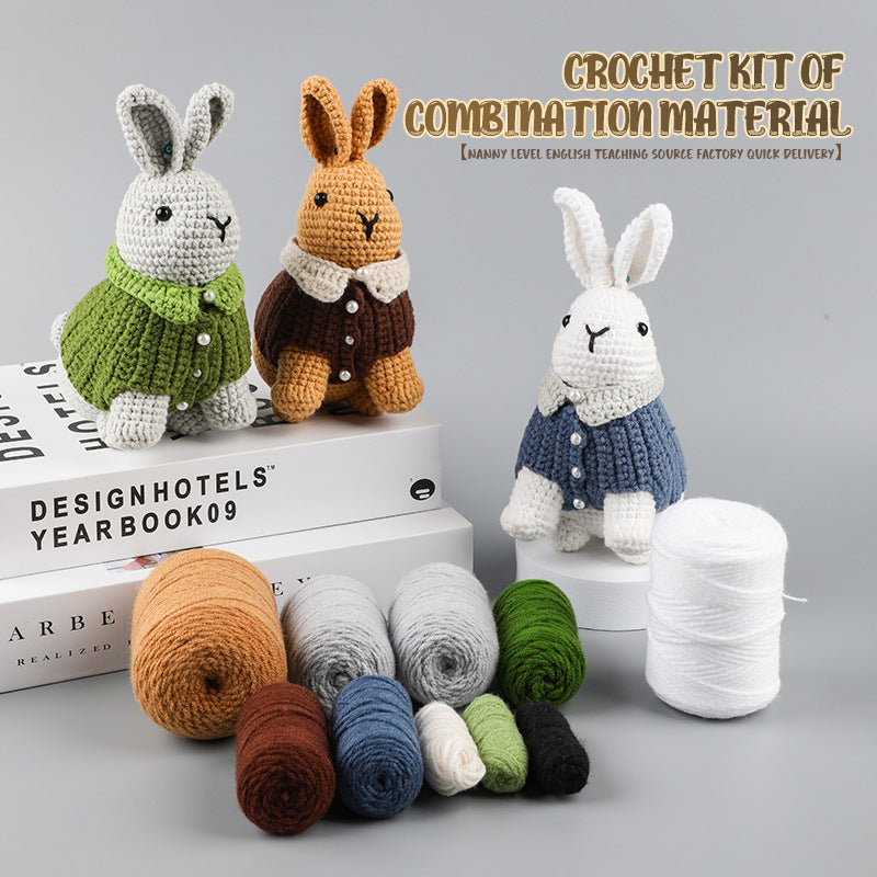 Crochetta Crochet Kit for Beginners, Beginner Crochet Kit for Adults with Step-by-Step Video Tutorials-0