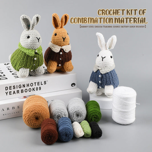 Crochetta Crochet Kit for Beginners, Beginner Crochet Kit for Adults with Step-by-Step Video Tutorials-0