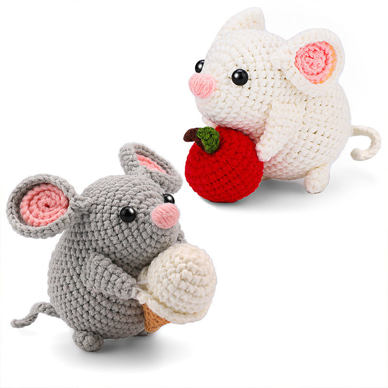 Animal Crocheting Knitting Kit with Step-by-Step Video Tutorials, Gift for Adults Kids-4