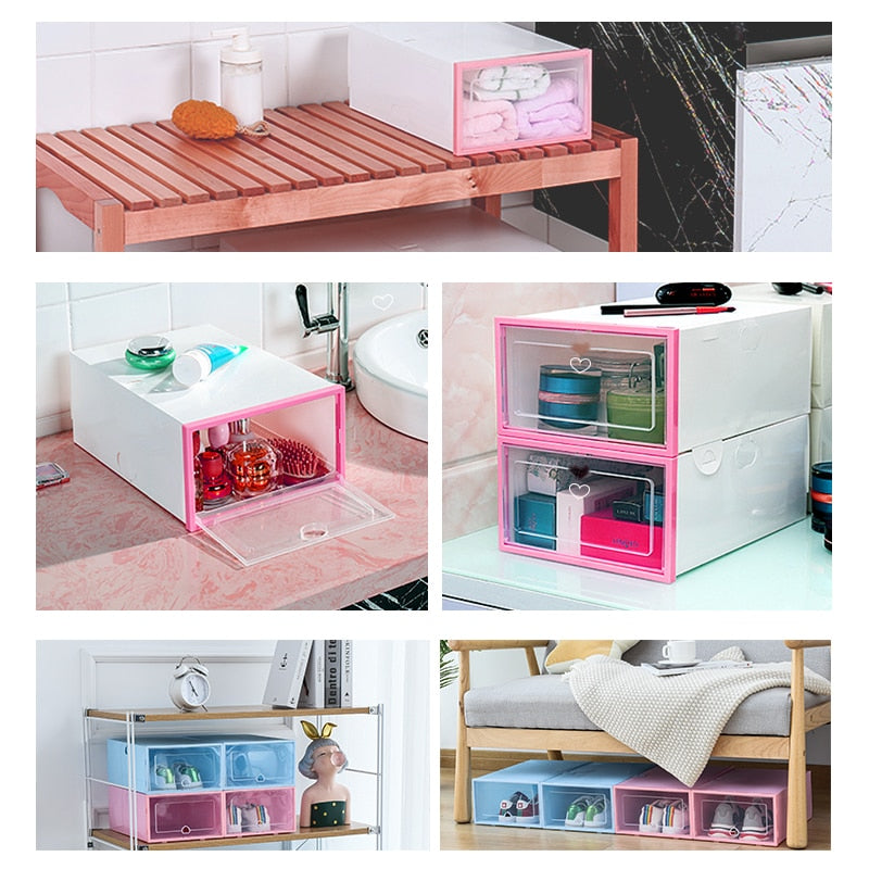 Transparent Shoe Storage Organizer-2
